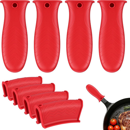 Cast iron handle cover - 8, pack