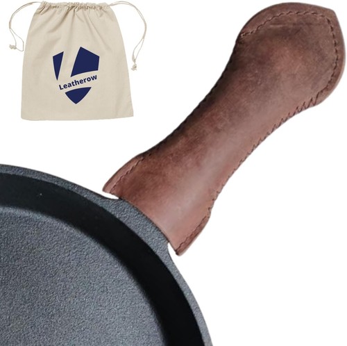 Brown leather cast iron - cast,