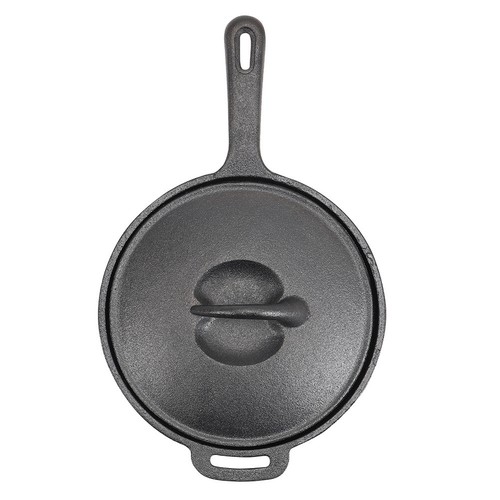 Covered cast iron sauce - cast,