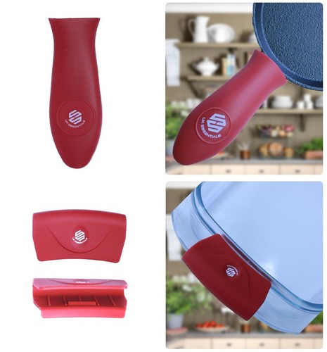 3pc silicone hot handle holder - silicone,