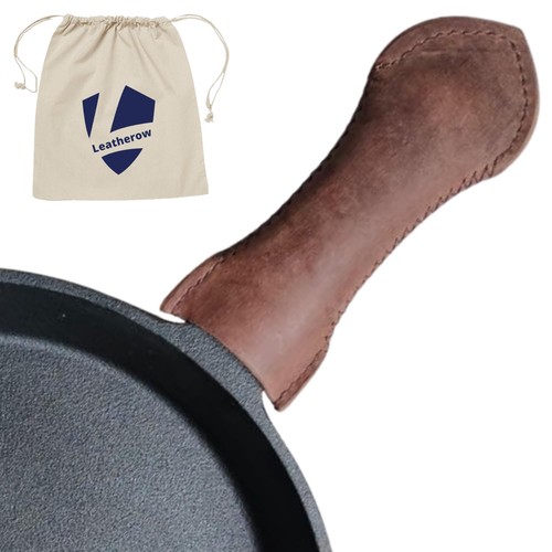 Leather cast iron skillet - iron,