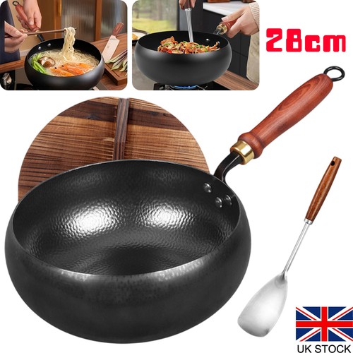 Uncoated cast iron - iron, wok
