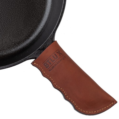 Cast iron skillet handle cover - cast,